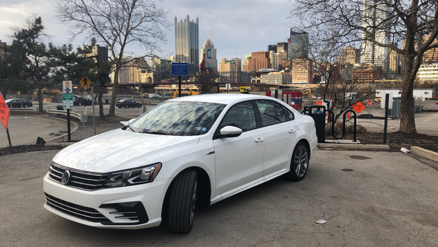 Despite the GTI design cues, the Passat moves leisurely.